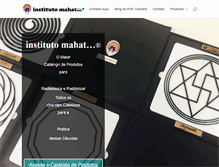 Tablet Screenshot of institutomahat.com.br